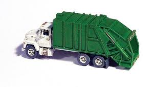 N 1980's Garbage Truck - Unpainted Metal Kit