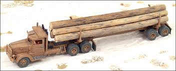 N 1941 344 Log Truck & Trailer - Unpainted Metal Kit