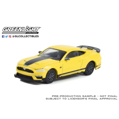 1/64 2021 Ford Mustang Mach 1 Yellow