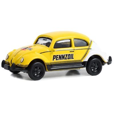 1/64 Cklassic Volkswagen Beetle Pennzoil Yellow/White
