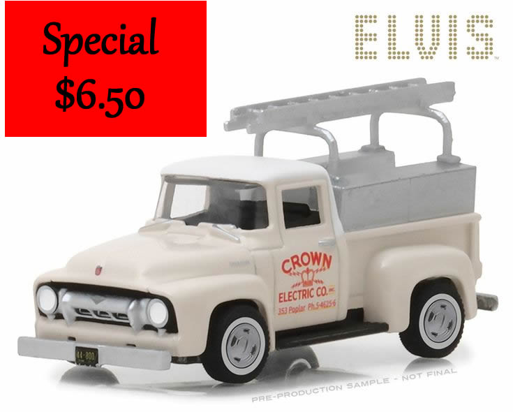 1/64 1954 Ford F-100 Elvis - Crown Elect