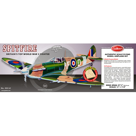 1/16 Supermarine Spitfire Laser cut kitset 27 5/8