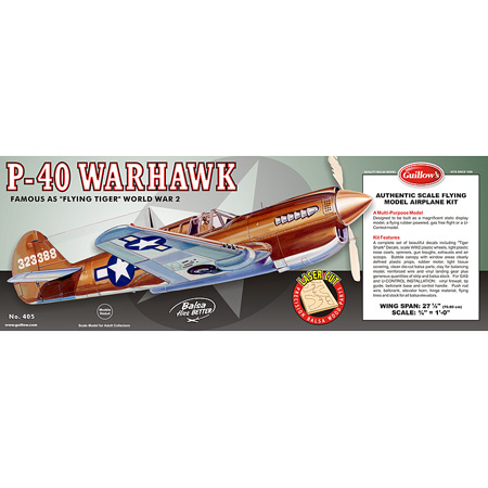 Curtiss P40 Warhawk Laser cut kit 28