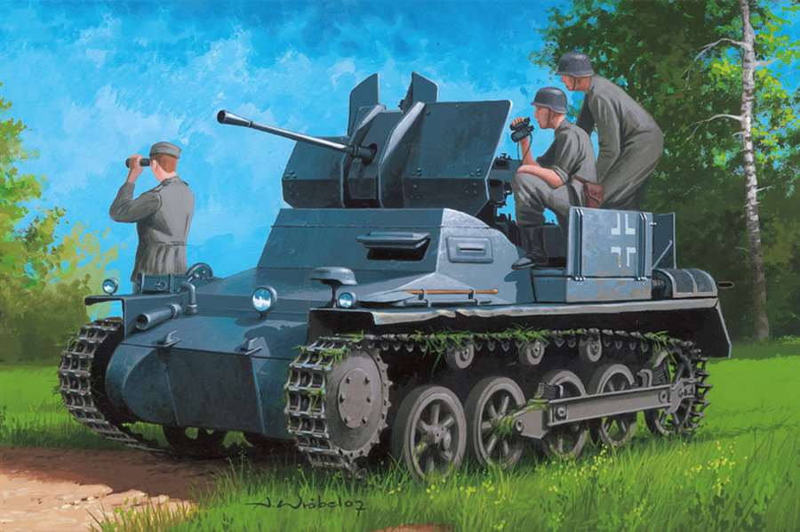 1/35 German Flakpanzer IA w/Ammo Trailer