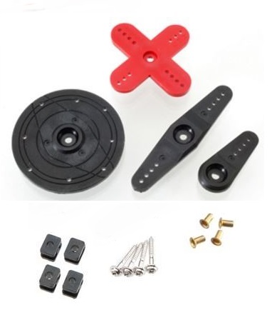 Hitec HD Servo Horn and Hardware set (4 Horns) for 635HB