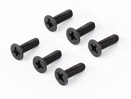 Flat Head M3x10mm screws (6 pce)