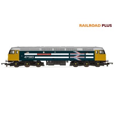 RailRoad Plus BR, Class 47, Co-Co, 47583 ‘County of Hertfordshire’ - Era 7