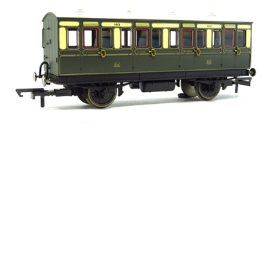 GWR, 4 Wheel Coach, 1st Class, 143 - Era 2/3