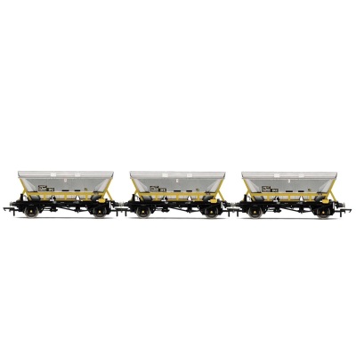 HFA Hopper Wagons, Three Pack, BR Coal Sector - Era 8