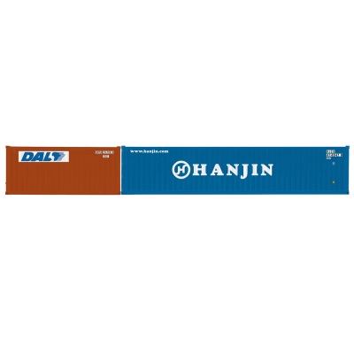 DAL & Hanjin, Container Pack, 1 x 20' and 1 x 40' Containers - Era 11