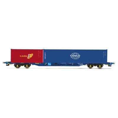 ouax, KFA, Container Wagon with 1 x 20' & 1 x 40' Containers - Era 11
