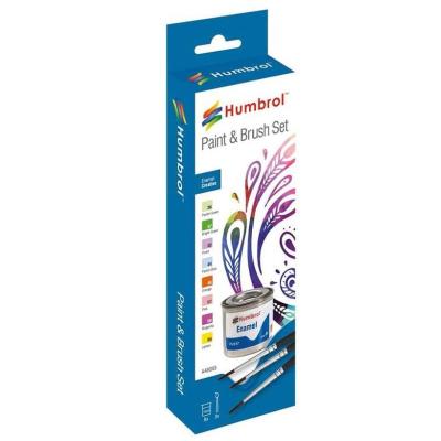 Enamel Creative Paint & Brush Set