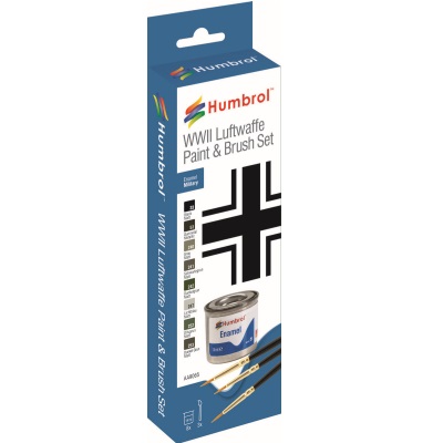 Enamel WWII Luftwaffe Paint & Brush Set