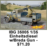 1/35 Einheitsdiesel w/3.7cm Breda Gun