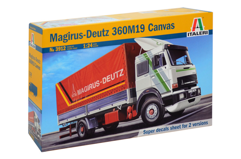 1/24 Magirus Deutz 360M19 Canvas Trailer