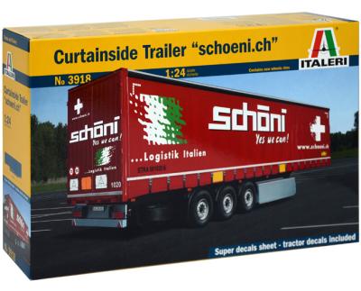 1/24 Curtainside Trailer with Logo