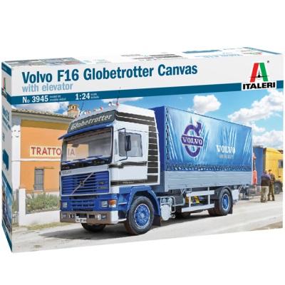 1/24 VOLVO F16 Globetrotter Canvas Truck with elevator