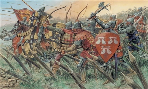 1/72 English Knights & Archers 100 Year 