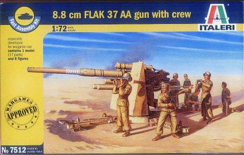 1/72 8.8cm Flak 37 AA Gun