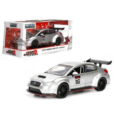 1/24 2016 Subaru WRX STI Widebody No. 16 Silver JDM Tuners 