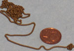 Copper Metal Chain 9 lnk per cm
