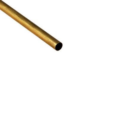 4mm x 300mm Thin Wall Round Brass Tube