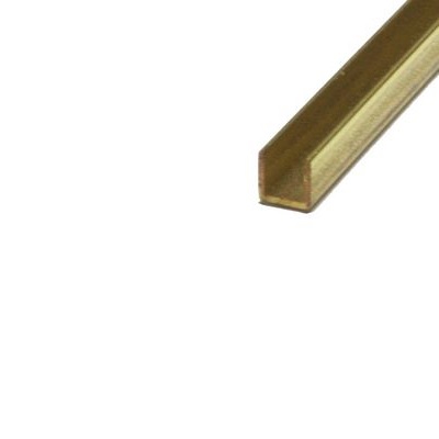 3/16 x 300mm Brass Channel