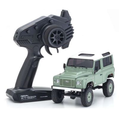 Mini Z Land Rover Defender 90 Heritage Ready Set Grasmere Green/Alaska White