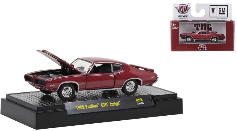 1/64 1969 Pontaic GTO Judge - red