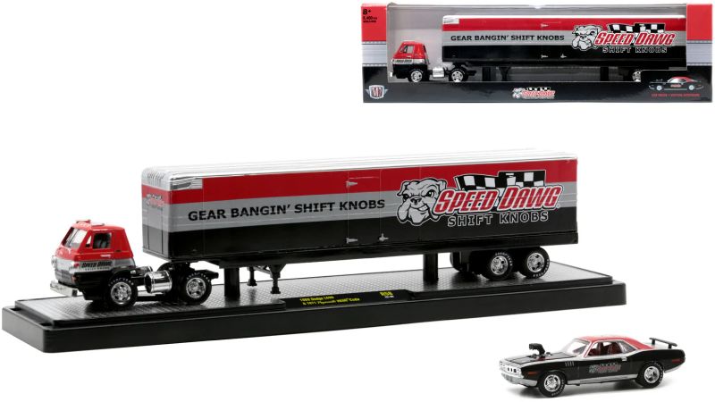 1/64 1969 Dodge L600 & 1971 Plymouth HEMI Cuda