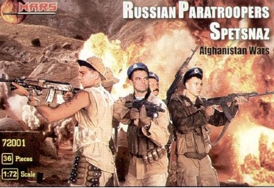 1/72 Afghanistan War Russian Paratrooper