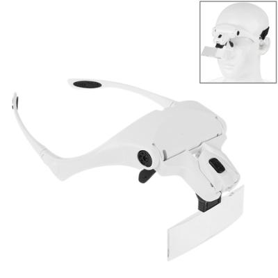 Deluxe LED Head Band Magnifier with 5 interchangeable lenses