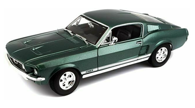 1/18 1967 Ford Mustang Fastback - Green