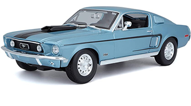 1/18th 1968 Ford Mustang GR Cobra Jet FB - Blue