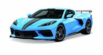 1/18 2020 Chevrolet Corvette Stingray Coupé High Wing Blue