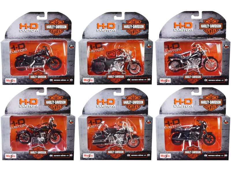 Harley Davidson 1:18 Motorcycle Series 41 assortment