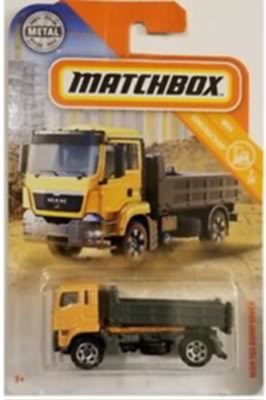 matchbox man tgs dump truck