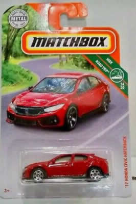 '17 Honda Civic Hatchback - red