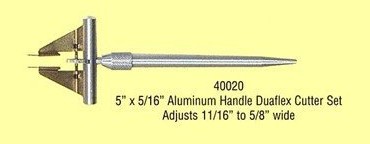 Dualflex Cutter adjusts 1/16-5/8