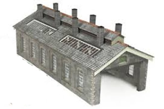 N Settle/Carlisle Double Track Engine Shed kit