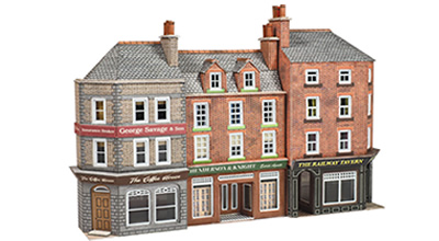 N Low Relief Pub & Shops kit