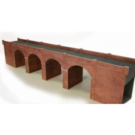 00/HO Red Brick Double Track Viaduct Kit