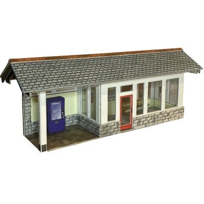 00/H0 Scale Modern Platform Shelter 00/H0 Scale Modern Platform Shelter