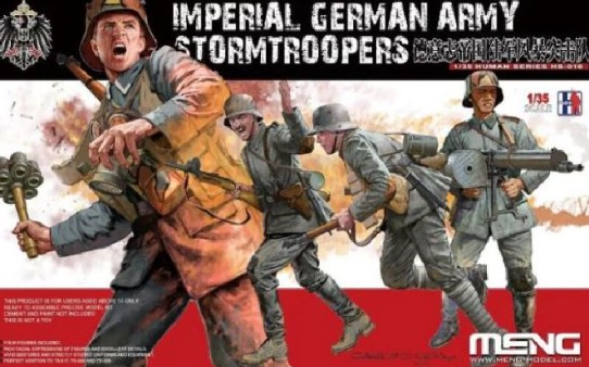 1/35 Imperial German Army Stormtroopers Figure Set (4)