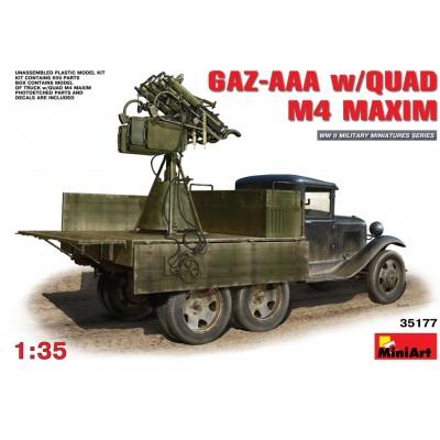 1/35 GAZ-AAA w/Quad M4 Maxim