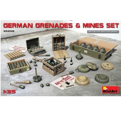 1/35 German Grenades & Mines set