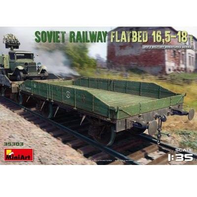 1/35 Soviet Railway Flatbed 16.5-18t