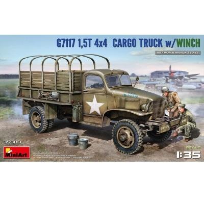 1/35 G7117 1.5t 4x4 Cargo Truck with Winch