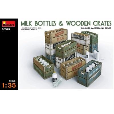 1/35 Beer Bottles and Wooden Crates