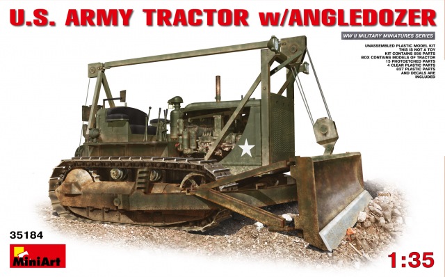 1/35 US Army Tractor w/Angle Dozer